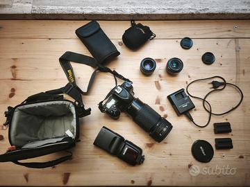 Nikon D750 + obiettivi + accessori