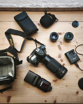 Nikon D750 + obiettivi + accessori