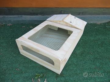 Terrario per tartarughe 60x40x20 Lato a vista