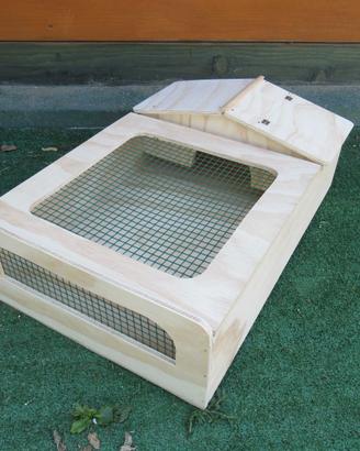 Terrario per tartarughe 60x40x20 Lato a vista