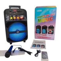 Cassa bluetooth portatile karaoke 1200 watt pmpo 