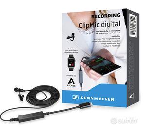 Microfono Sennheiser ClipMic digitale, lavalier