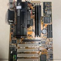 Motherboard ASUS P2L97-S + pentium II 333mhz +64mb