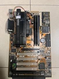 Motherboard ASUS P2L97-S + pentium II 333mhz +64mb