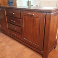 Credenza alta in legno – stile etnico