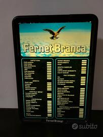 Insegna Luminosa Fernet Branca Vintage 70/80
