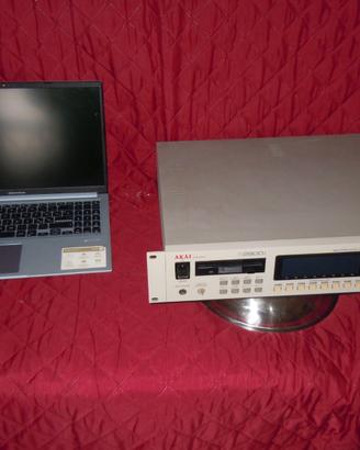 AKAI 2000I campionatore e Notebook ASUS Vivobook