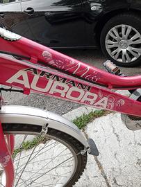 bicicletta aurora armani  da bambina