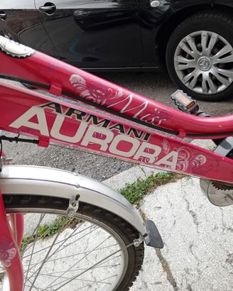 bicicletta aurora armani  da bambina