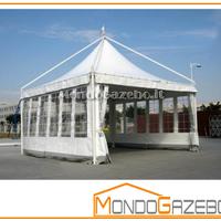 Gazebo 4x4 Moon copertura fissa montanti esterni