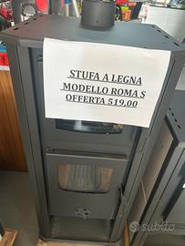 Stufa a legna nuova con forno