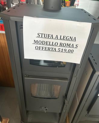 Stufa a legna nuova con forno