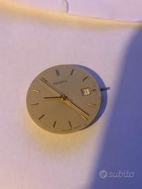Orologio movimento zenith quartz oro funzionante