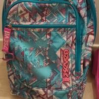 zaino  bambina con carrello