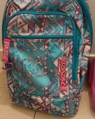 zaino  bambina con carrello