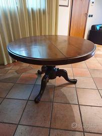 Tavolo antico in mogano stile inglese
