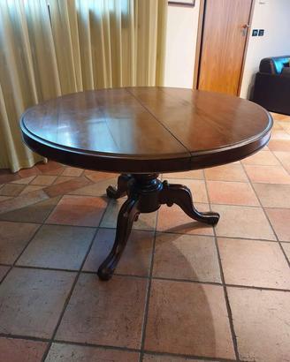 Tavolo antico in mogano stile inglese