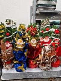 pinetti natalizi decorati