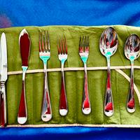 Servizio posate in argento 800