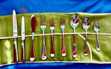 Servizio posate in argento 800