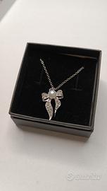 collana fiocco e perla