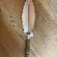 Pinza per cialde / ostie vintage in metallo e legn