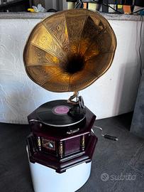 Grammofono funzionante stile vintage HMV