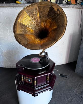 Grammofono funzionante stile vintage HMV
