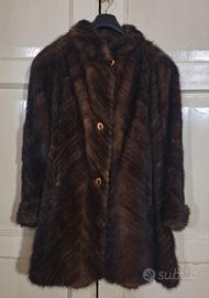Pelliccia in code di visone