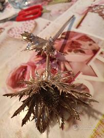 Ramo naturale con bagno di argento 