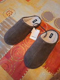 Pantofole ZARA HOME in pelle calde taglia 40