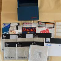 Lotto 11 Floppy disk da 5.25 NON testati per pc co