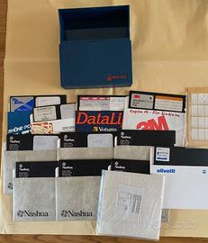 Lotto 11 Floppy disk da 5.25 NON testati per pc co