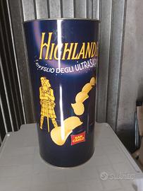 Bidone in ferro Highlander  anni 80
