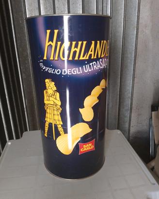 Bidone in ferro Highlander  anni 80