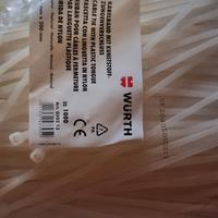 fascette wurth  3.6 x 200 pacco 1000 pcs