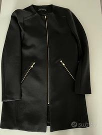 Cappotto nero donna Zara tg.s