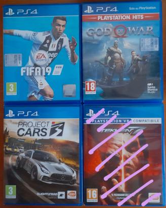 3 Videogiochi PS4 