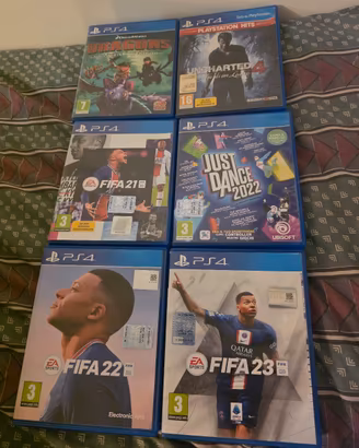 6 giochi ps5/4+ un controller ps4