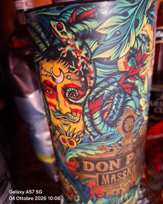  n 2 bottiglia rum don papa massaka con tubo