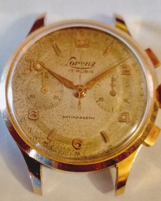Lorenz cronografo vintage Swiss Made