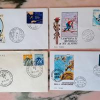 Lotto 4 FDC ITALIA 1967–1972 Toscanini–Sci Alpino