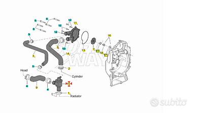 Termostato Aprilia Scarabeo Light 400 848140