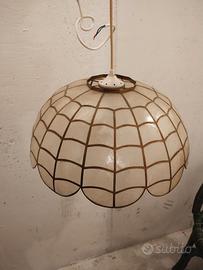 lampadario madreperlato a sospensione