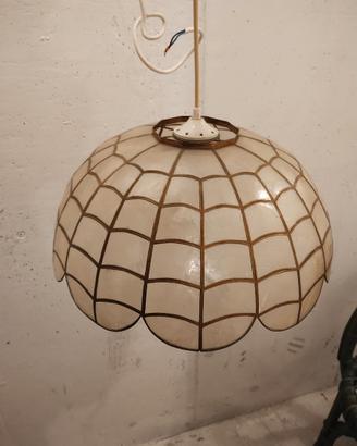 lampadario madreperlato a sospensione