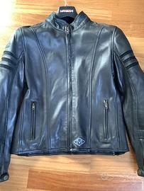 Giacca moto donna in pelle MTECH