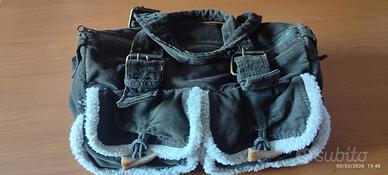 borsa in velluto verde  Conbipel 