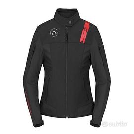 GIACCA CORSA TEX LADY NERO ROSSA
