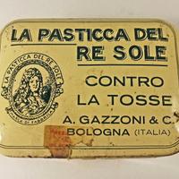 Scatola di latta Pasticca del Re Sole anni '30