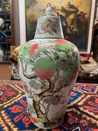 vaso cinese a 9 pesche periodo GUANGXU